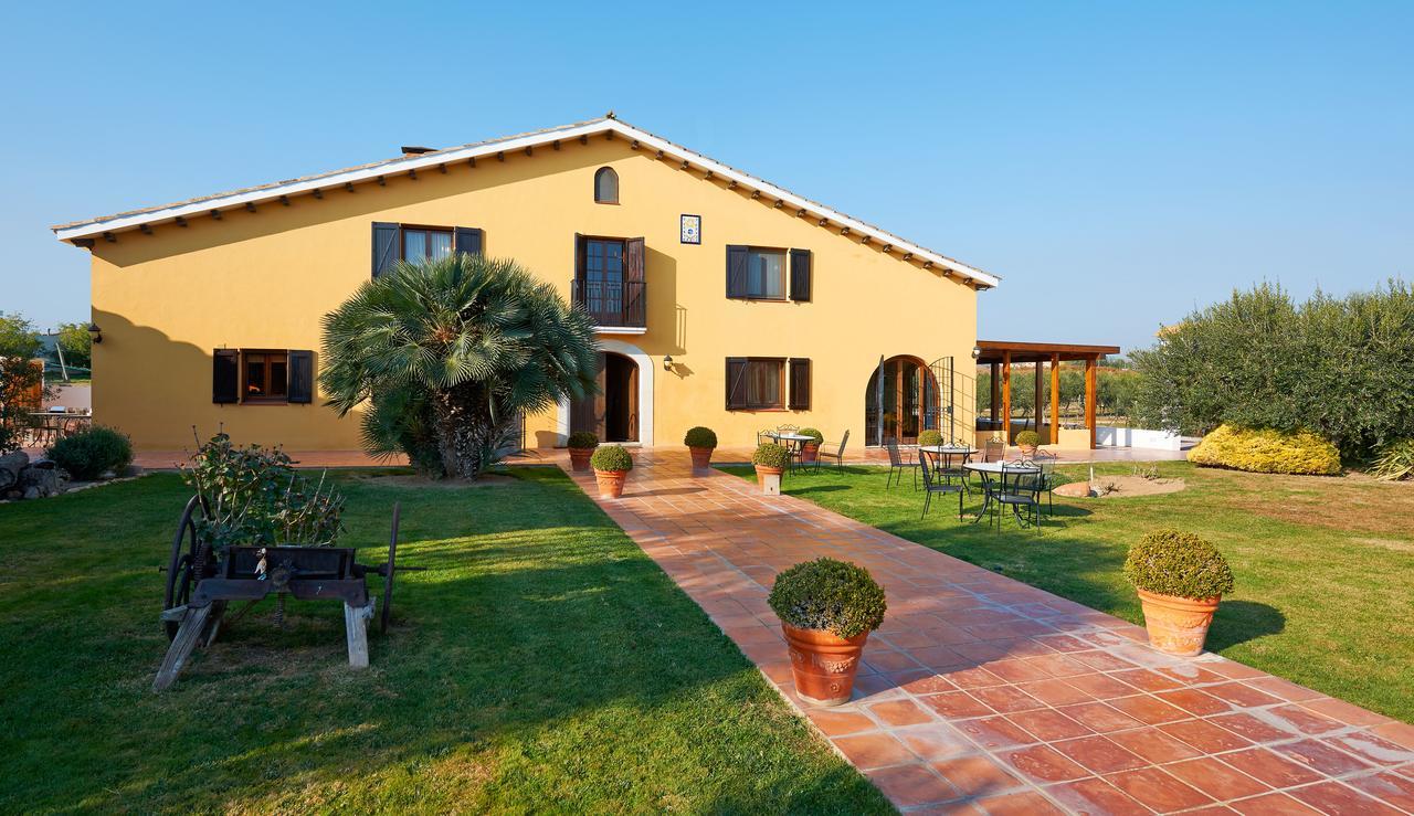 Hotel Rural Cal Ruget Vilobi Del Penedes Buitenkant foto
